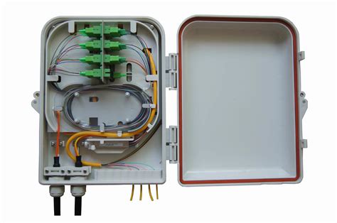 outdoor fiber optic distribution box|rack mount fiber termination box.